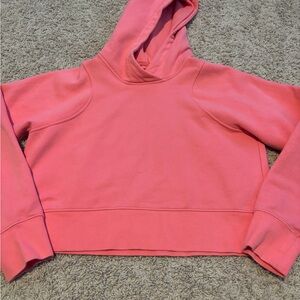 Women's Pink/coral cropped Hoodie